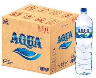 AQUA Botol 1500 ml (1 karton isi 12 botol)